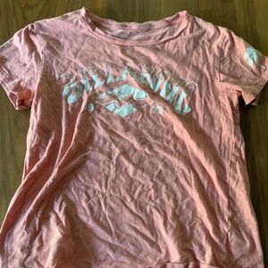 cute billabong pink t-shirt